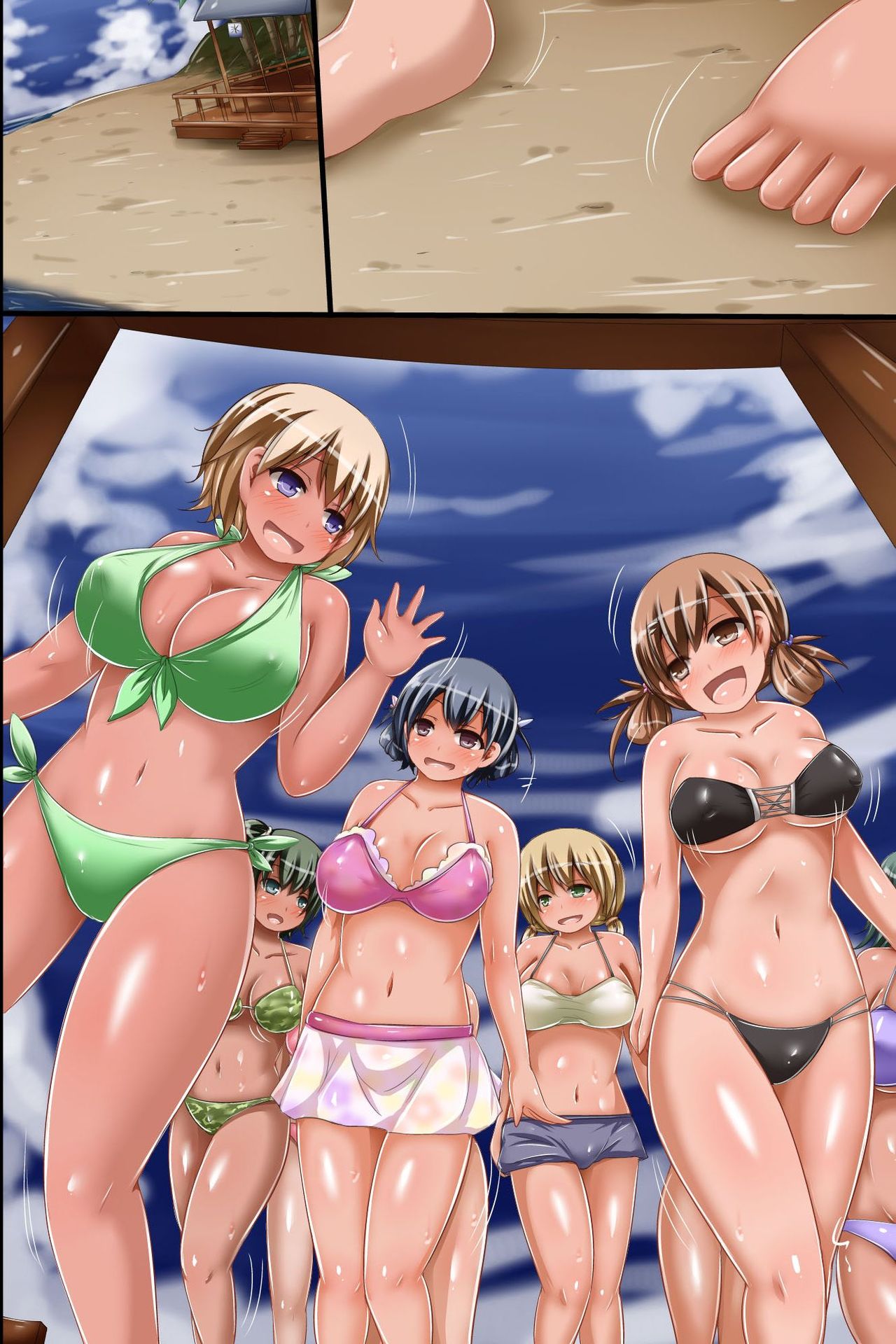 [DL Mate] Zenin Onna! Harem Jima no Aruji-sama ni Natta Ore. Harem! Harem! Dairankou! page 49 full
