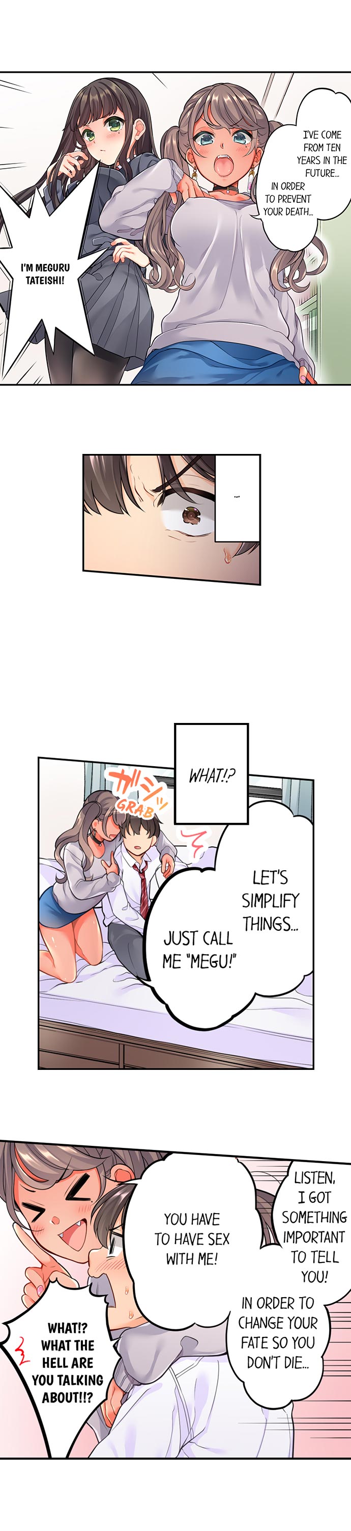 [Aoki Nanase] My Friend Came Back From the Future to Fuck Me (Ongoing) (Ch. 1 - 9) page 7 full