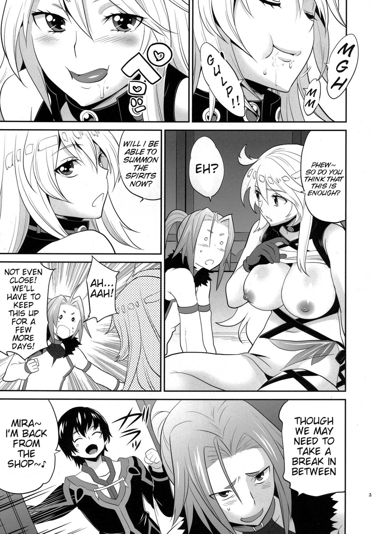 [Todd Special (Todd Oyamada)] Milla-sama to Shiroku Betatsuku Nanika | Mira-sama and the White, Sticky Substance (Tales of Xillia) [English] {doujin-moe.us} [Digital] page 20 full