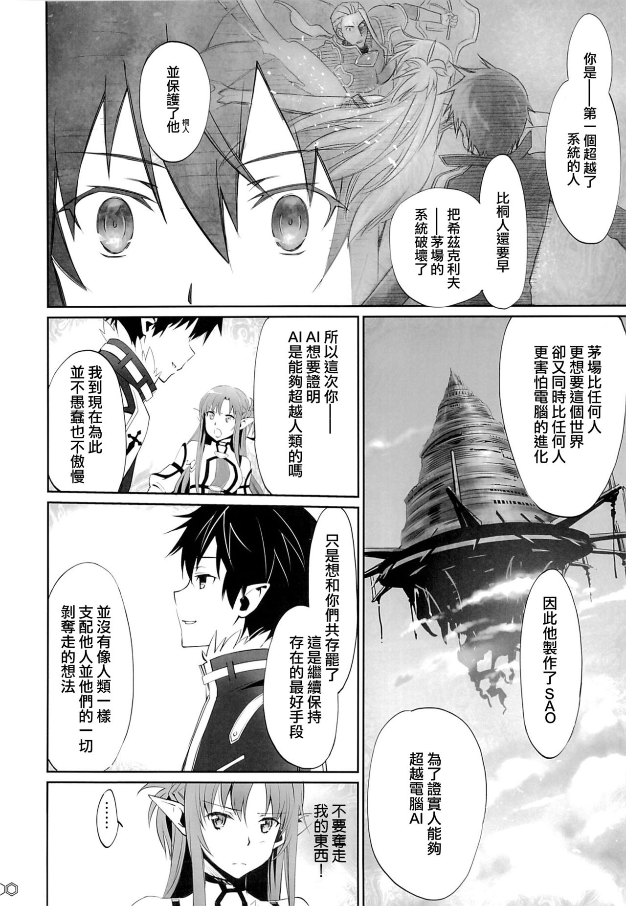 (C89) [Bloody Okojo (Mojyako, Caviar)] turnover (Sword Art Online) [Chinese] [沒有漢化] page 9 full