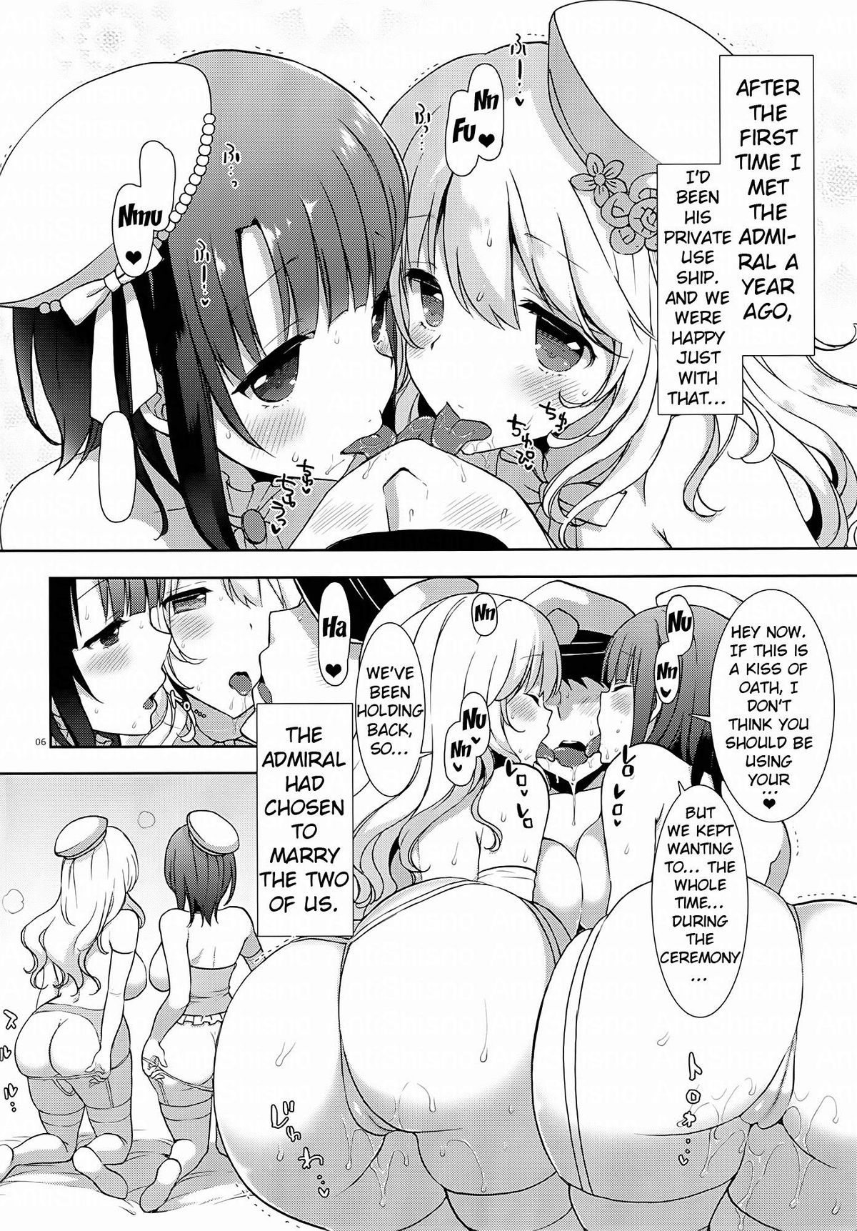 (C86) [MOZUCHICHI (Mozuya Murasaki)] Kekkon Kakko Sumi (Kantai Collection -KanColle-) [English] {doujin-moe.us} page 5 full