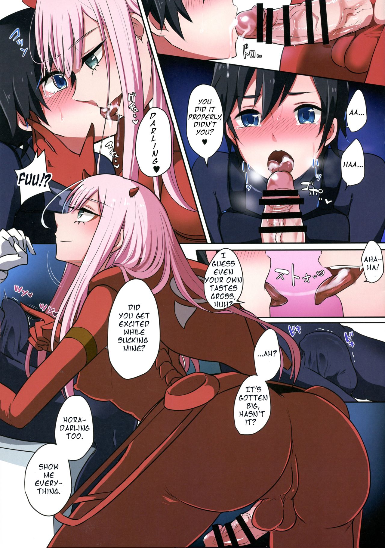 (Futaket 14) [Maltese (Runrun)] Boku ni Fureteyo nee, Darling (DARLING in the FRANXX) [English] page 8 full