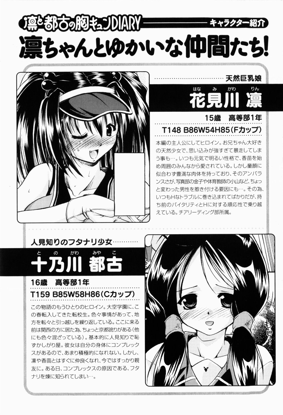 [Nikusyo] Rin to Miyako no Munekyun Diary page 6 full