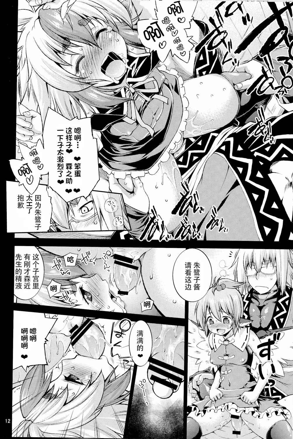 (C86) [Albatross (Nikusyo, Mei)] Youchou Ranbu in Kourindou (Touhou Project) [Chinese] [CE家族社] page 12 full