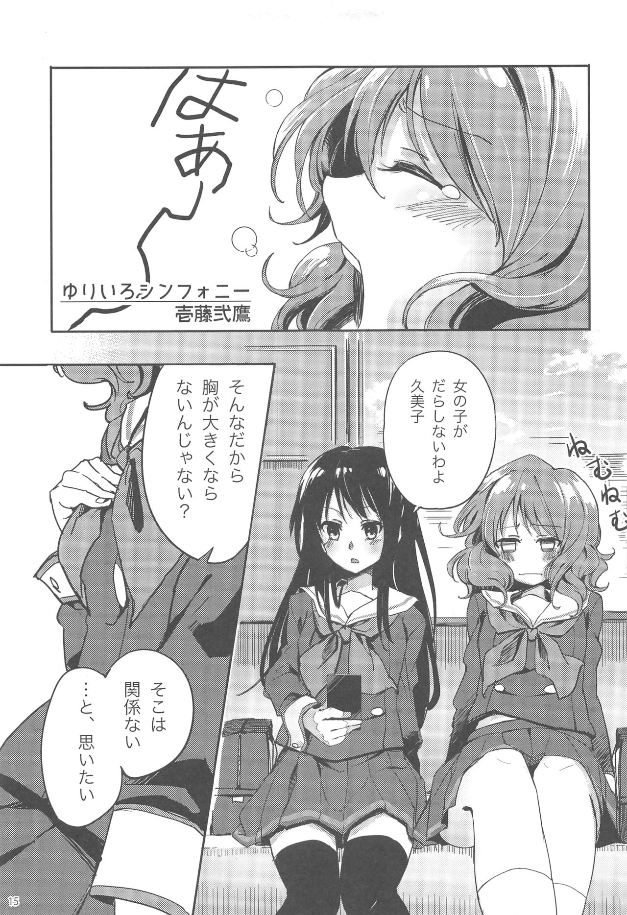 (CT28) [Sagano Line (Bittsu, Ichifuji Nitaka, Max)] Sagano Ensemble (Hibike! Euphonium) page 14 full