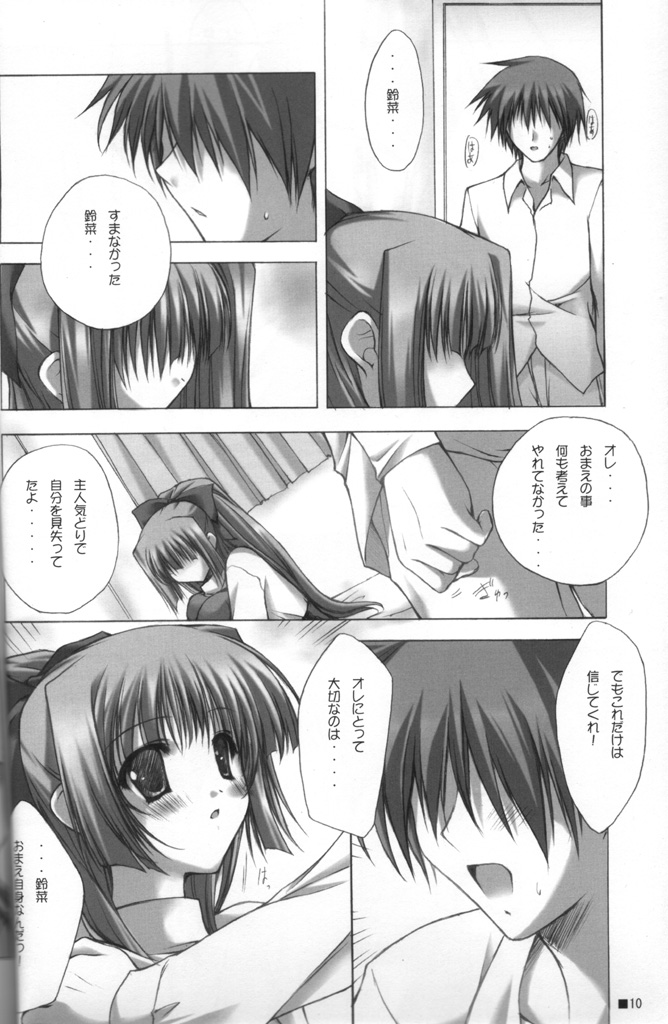 (CR29) [ZiP (HIRORIN, Moekibara Fumitake)] Tsuki no Mabuta (Kao no nai Tsuki) page 9 full