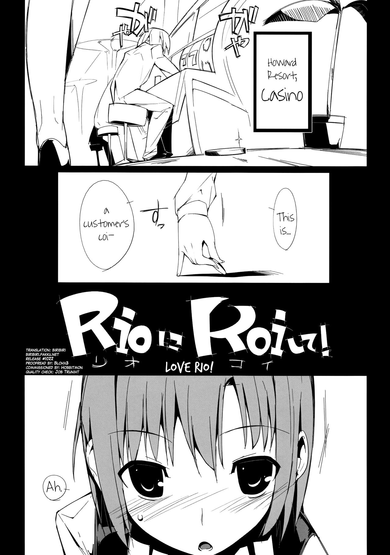 (C80) [Potato Salad (Kurisu)] Rio ni Koi Shite! (Super Black Jack) [English] [biribiri] page 2 full