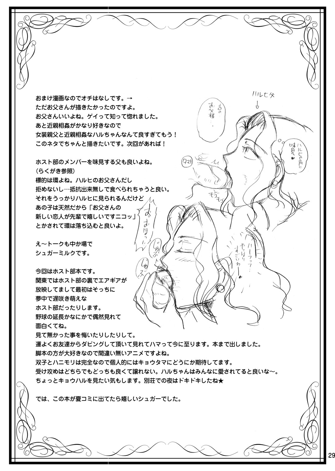 [Momoiro-Rip (Sugar Milk)] Fujioka Haruhi no Seikatsu (Ouran High School Host Club) [English] [CGrascal] [Digital] page 29 full