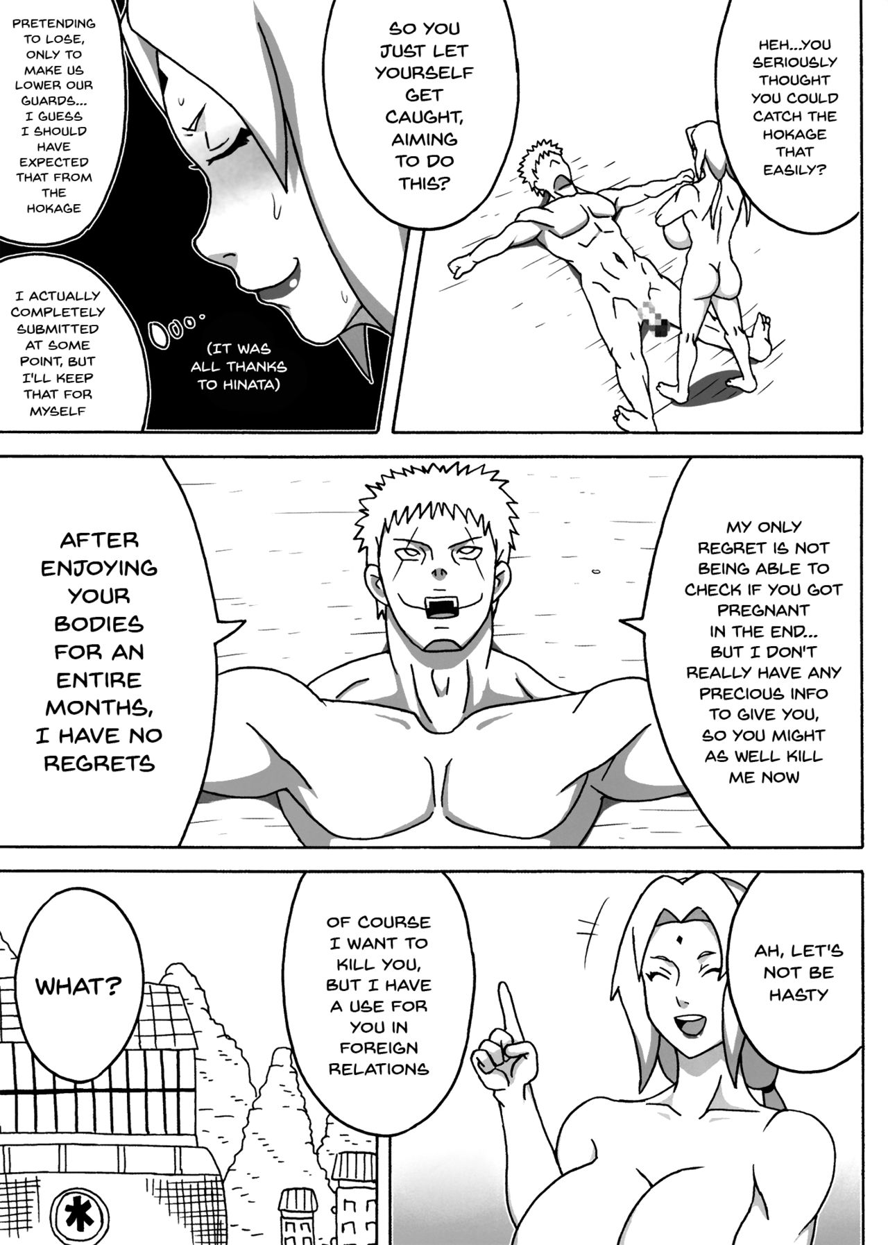 (C95) [Naruho-dou (Naruhodo)] Tsunade no In Kangoku Stars | Tsunade's Lewd Prison Stars (Naruto) [English] {Doujins.com} page 36 full