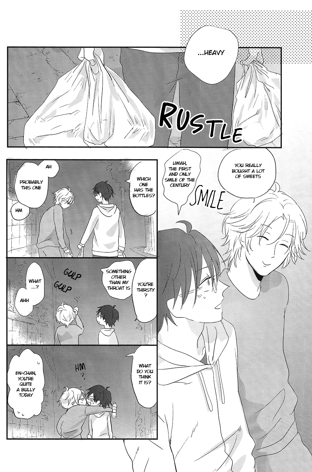 (Muteki no LOVE Prince) [ajiMi (Maiji)] Suki Suki Skin (Binan Koukou Chikyuu Bouei-bu LOVE!) [English] [ebil_trio] page 15 full