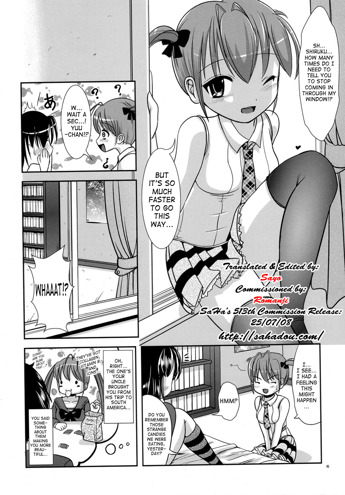 (Futaket 4) [L.P.E.G. (Marneko)] Okashi na Silky You - Sweet Silky You [English] [SaHa] page 5 full