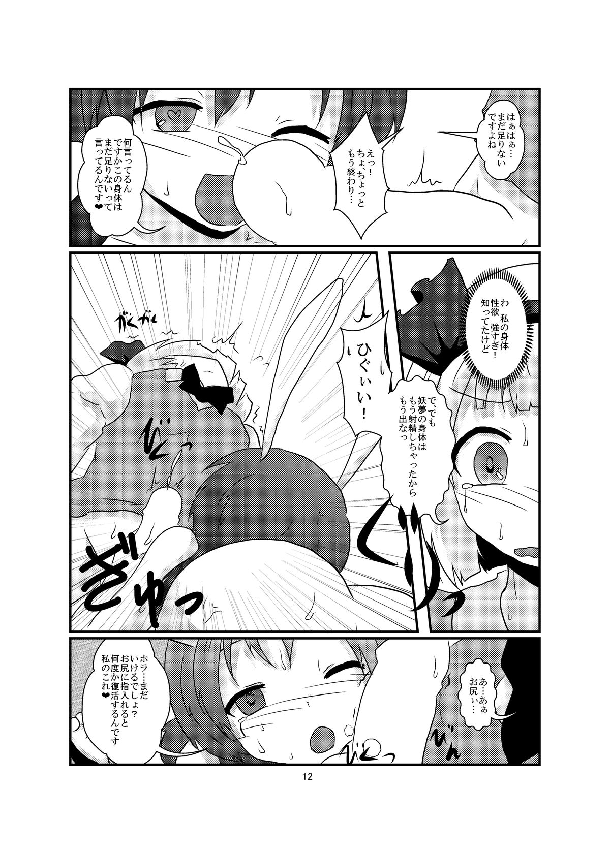 [Ameshoo (Mikaduki Neko)] Gyokuto ga Hanjin de Hanjin ga Gyokuto de (Touhou Project) [Digital] page 12 full