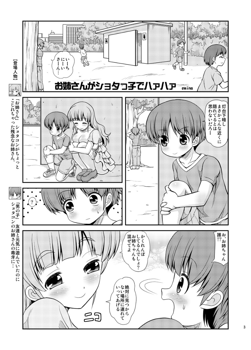 COMIC1☆9 【新刊】 お姉さんがショタっ子でハァハァ 宣伝 page 2 full