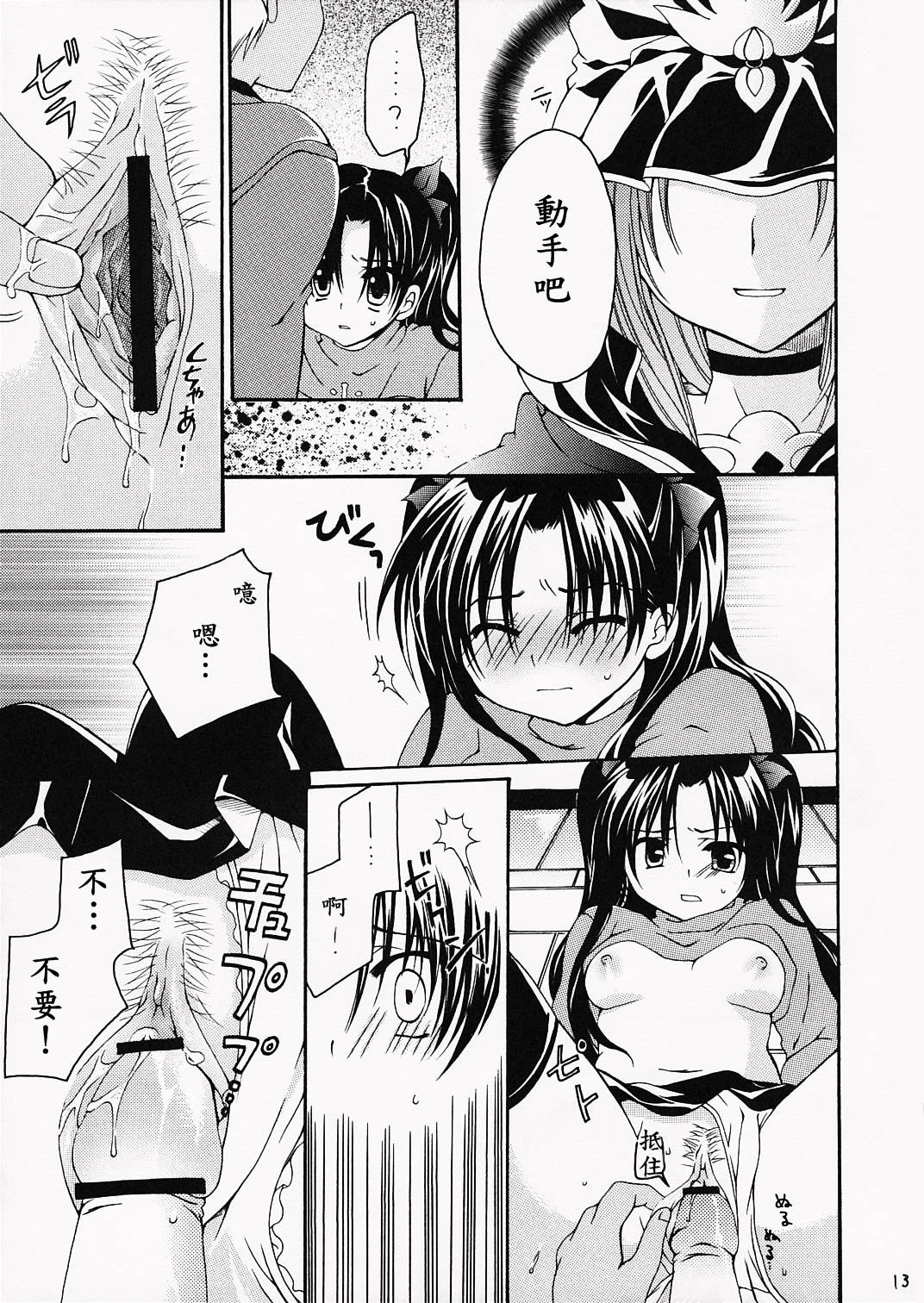 (ComiComi10) [GUNBURREL (Ikura Nagisa)] Silhouette X (Fate/stay night) [Chinese] [wl00314824個人漢化] page 12 full