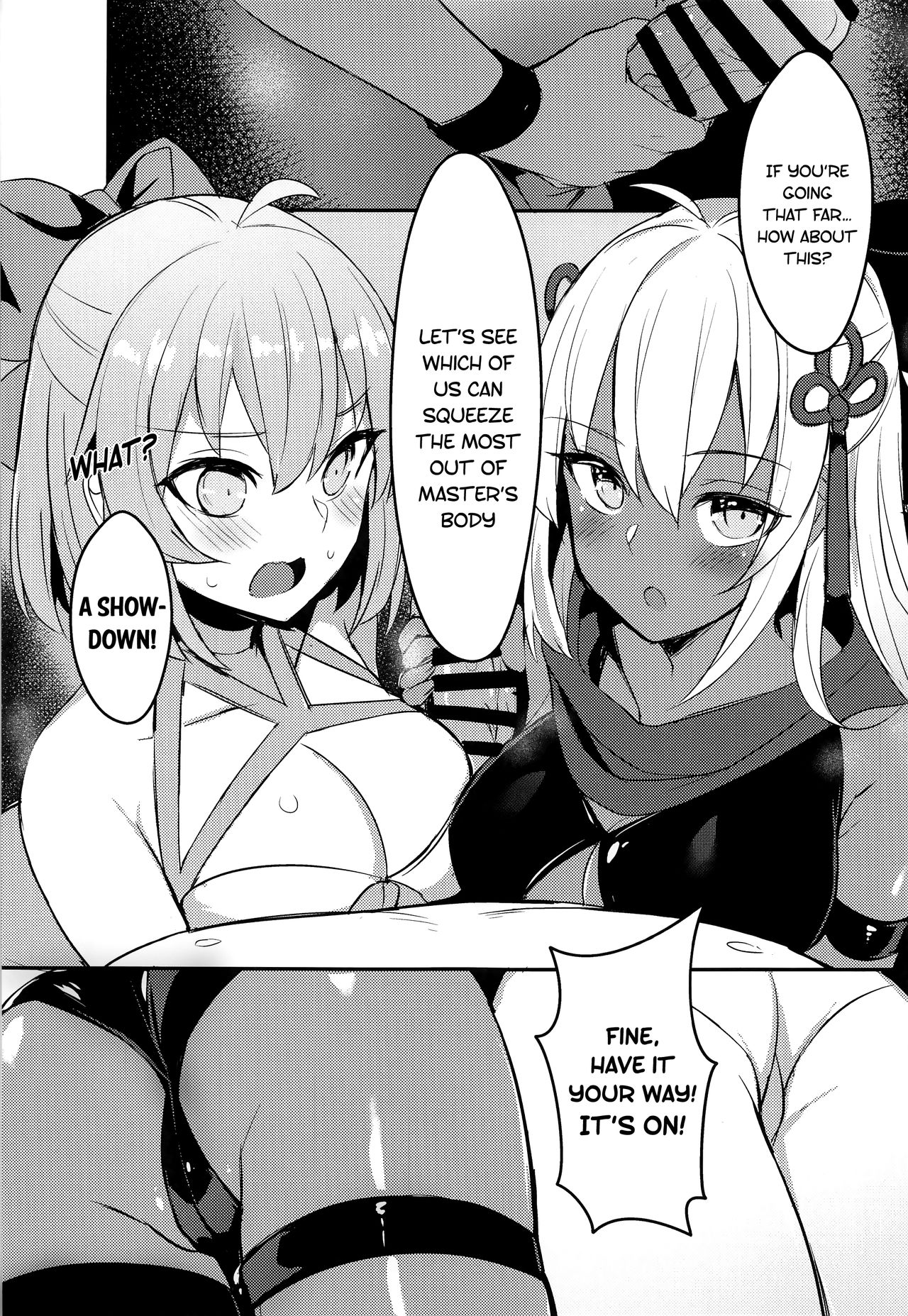 (C97) [MaluBall] Mizugi Kengou Shoubu!! | Swimsuit Swordmaster Showdown!! (Fate/Grand Order) [English] [EHCOVE] page 8 full