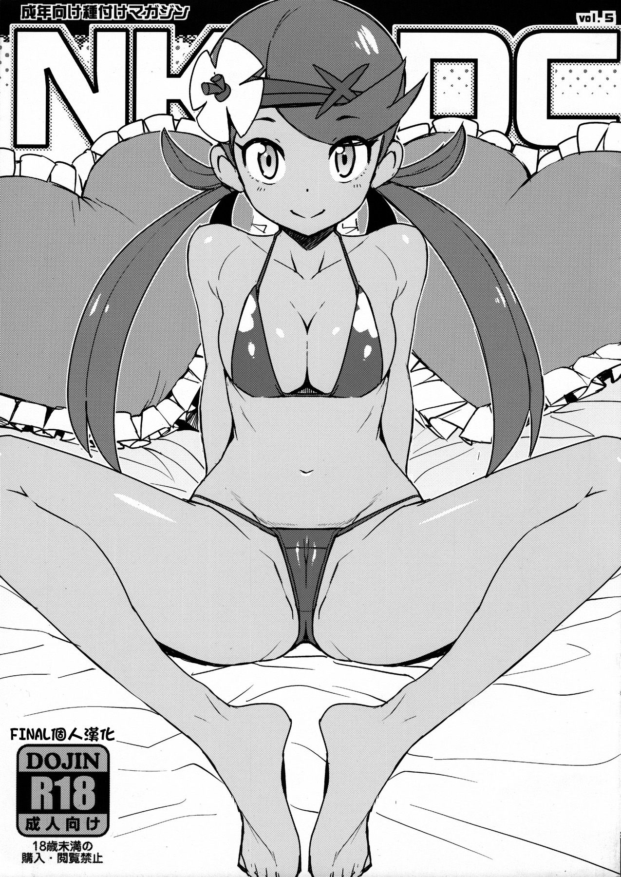 (C91) [Funi Funi Lab (Tamagoro)] NKDC Vol. 5 (Pokémon) [Chinese] [final個人漢化] [Decensored] page 1 full