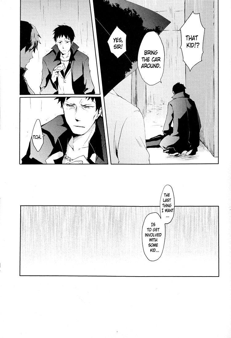 (C78) [WORLD BOX, Bon's (Yuu, Sumeragi Sora)] 2-nen to 8-kagetsu no Kiseki | A Journey of 2 Years and 8 Months (Durarara!!) [English] [ebil_trio] page 6 full