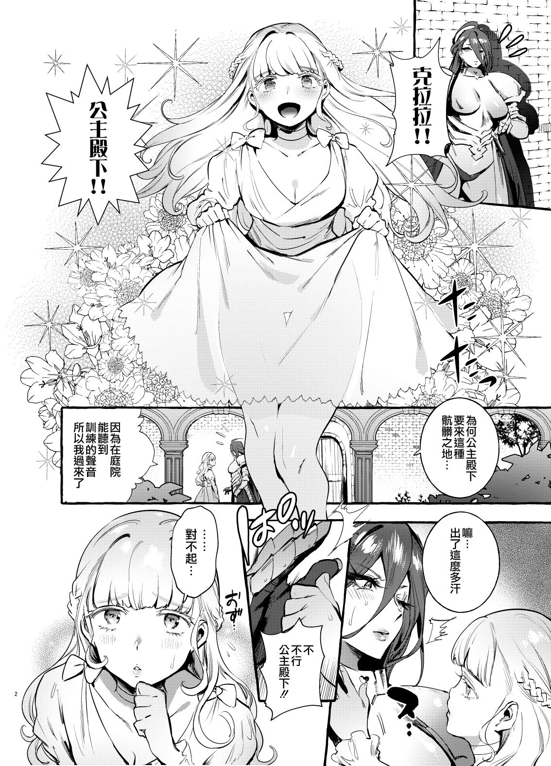 [Hibon (Itami)] Ochinpo Onna Knight to Shojo Hime | 肉棒女騎士與處女公主 [Chinese] [沒有漢化] [Digital] page 4 full