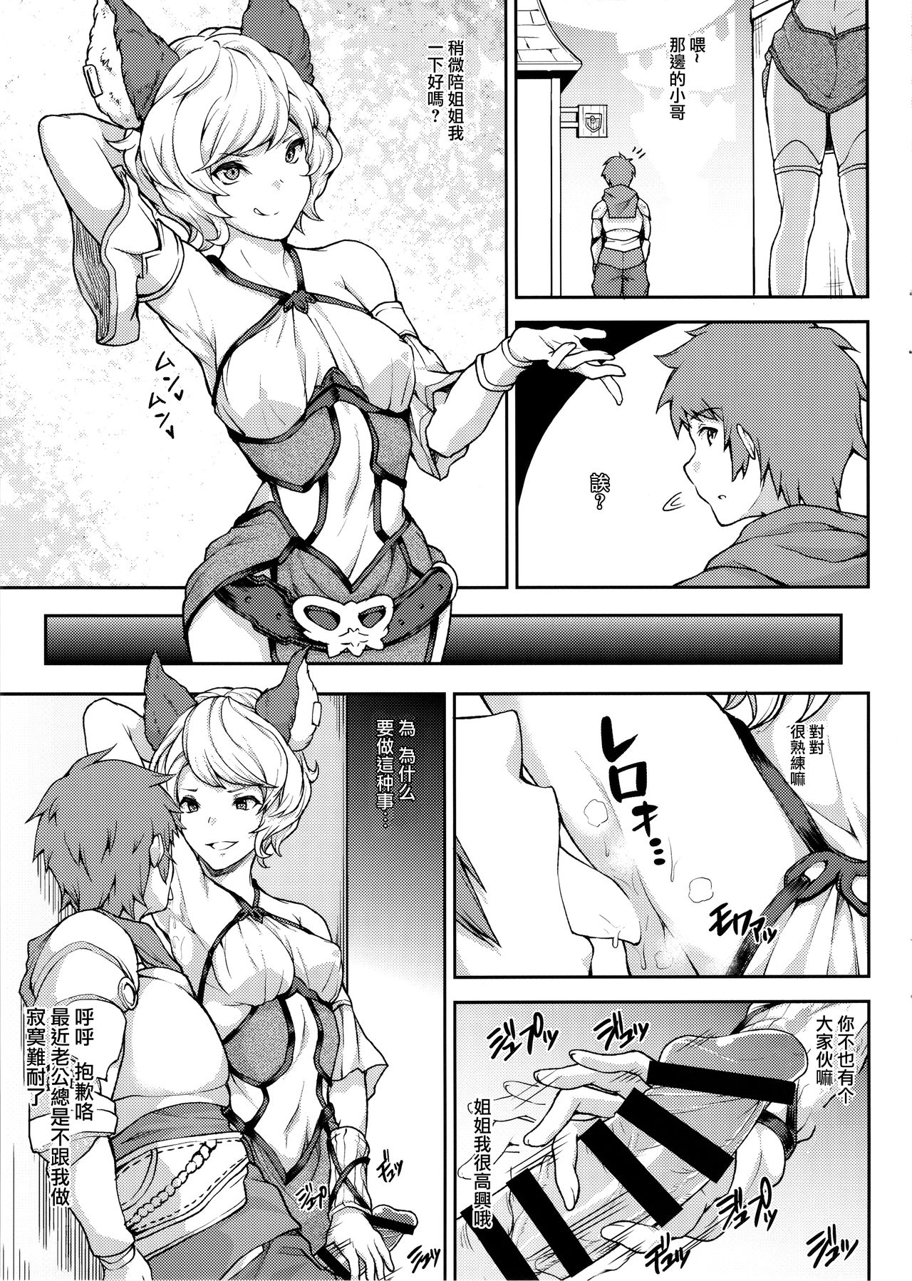 (SC2015 Autumn) [STANKY (yozo)] GRAMOB (Granblue Fantasy) [Chinese] [无毒汉化组] page 3 full