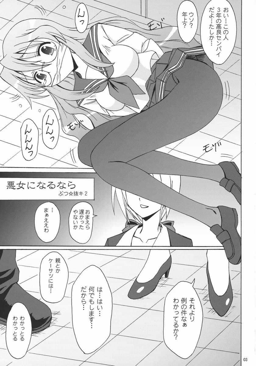 (CT10) [Manganiku (Kinjou Kazuma)] Akujo ni Narunara (Lucky Star) page 2 full