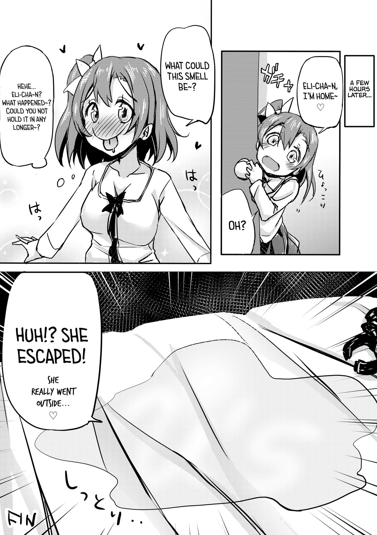 [Bunbonian (Bunbon)] Eri-chan ga Sugoku Gaman Shiteru You Nanode Houchi Shitokimasu (Love Live!) [English] [/u/ scanlations] [Digital] page 8 full
