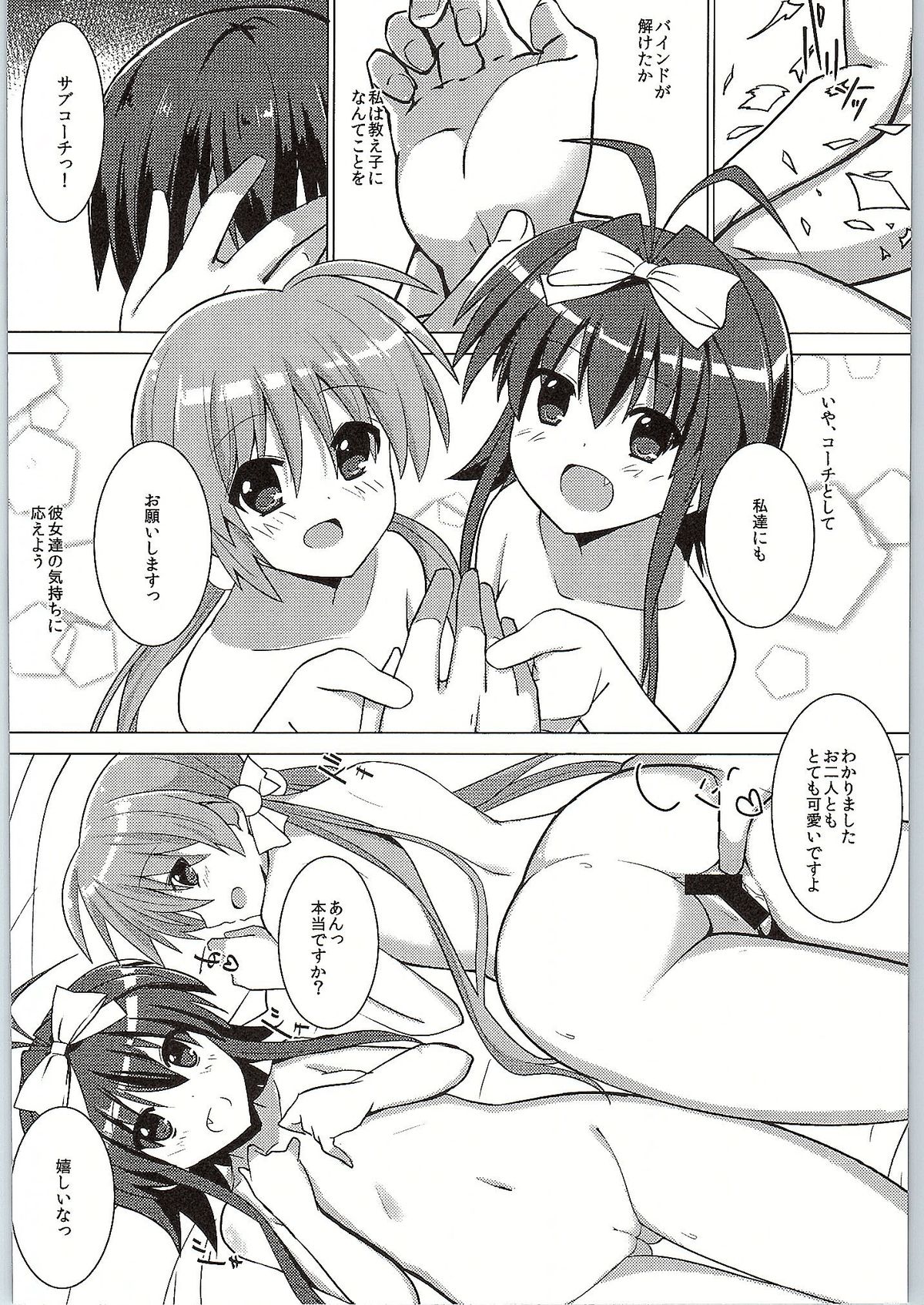 (COMIC1☆9) [Sekine (Sekine Hajime)] Mahou Shoujo no Coach ni Narimashita (Mahou Shoujo Lyrical Nanoha ViVid) page 8 full