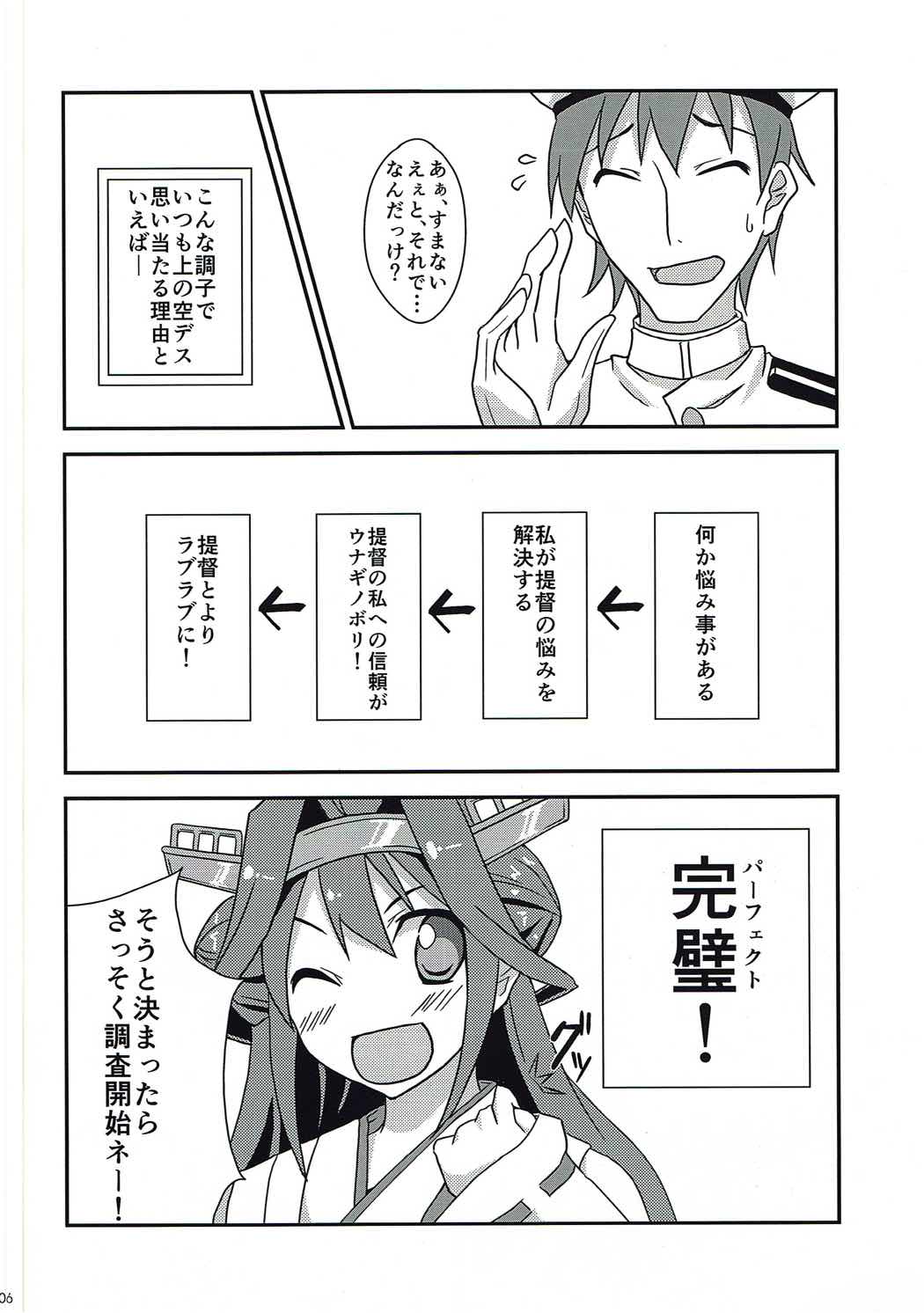 (C87) [Shouga Jinja (Asagiri Miyabi)] Kongou to Ichapero Bon Kai (Kantai Collection -KanColle-) page 5 full