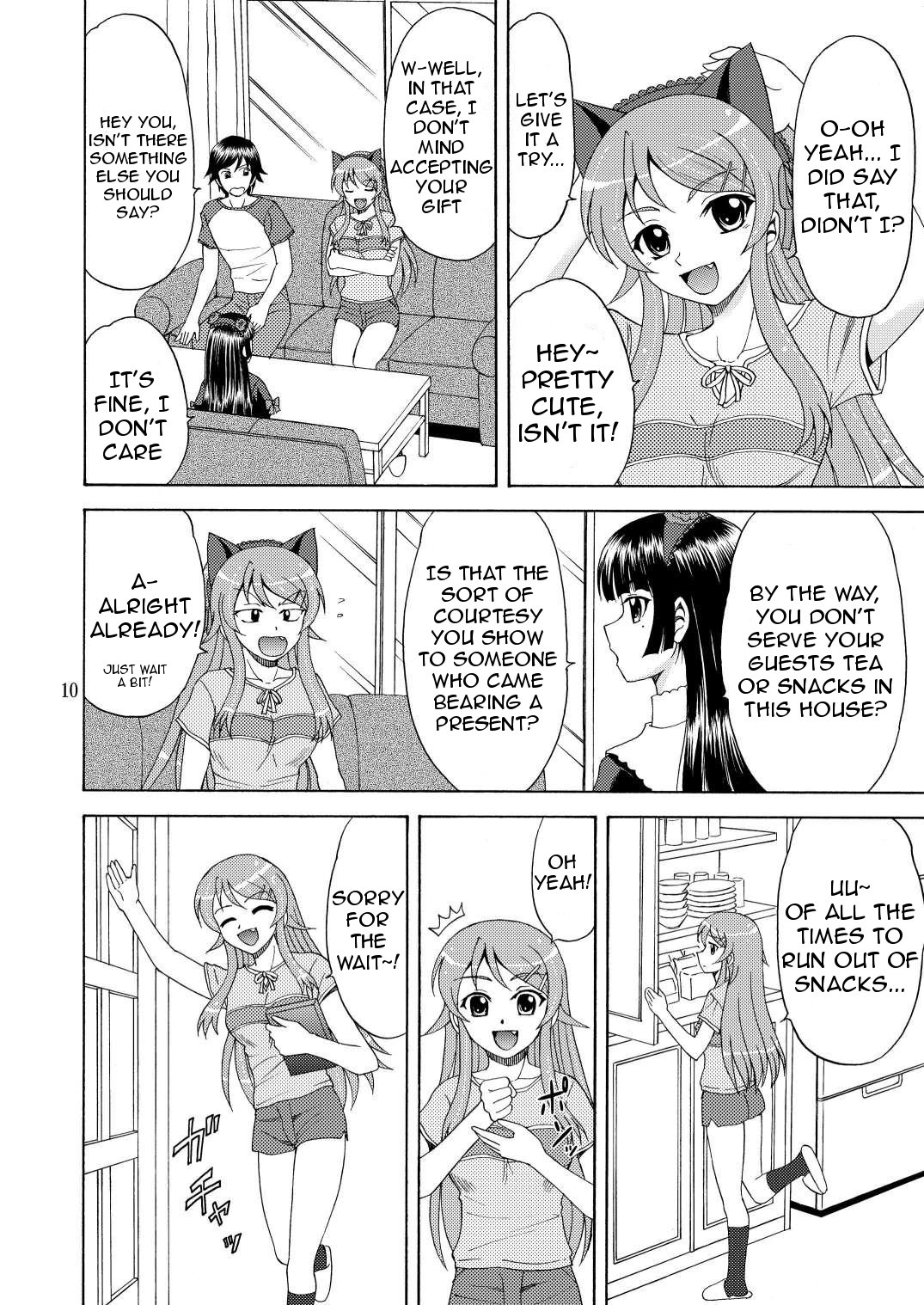 [YASRIN-DO (Yasu Rintarou)] Ore no Imouto ga Nekomimi Hadaka Apron na Wake ga Nai (Ore no Imouto ga Konna ni Kawaii Wake ga Nai) [English] =TV= [Digital] page 10 full
