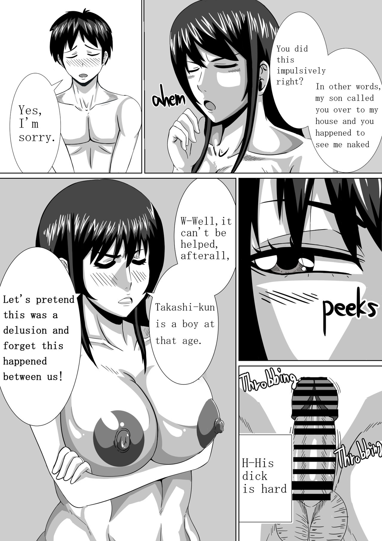 [teamTGs] Boku no Daisuki na Takako Mama | Takako's mom aho is a bit erotic [English] page 6 full