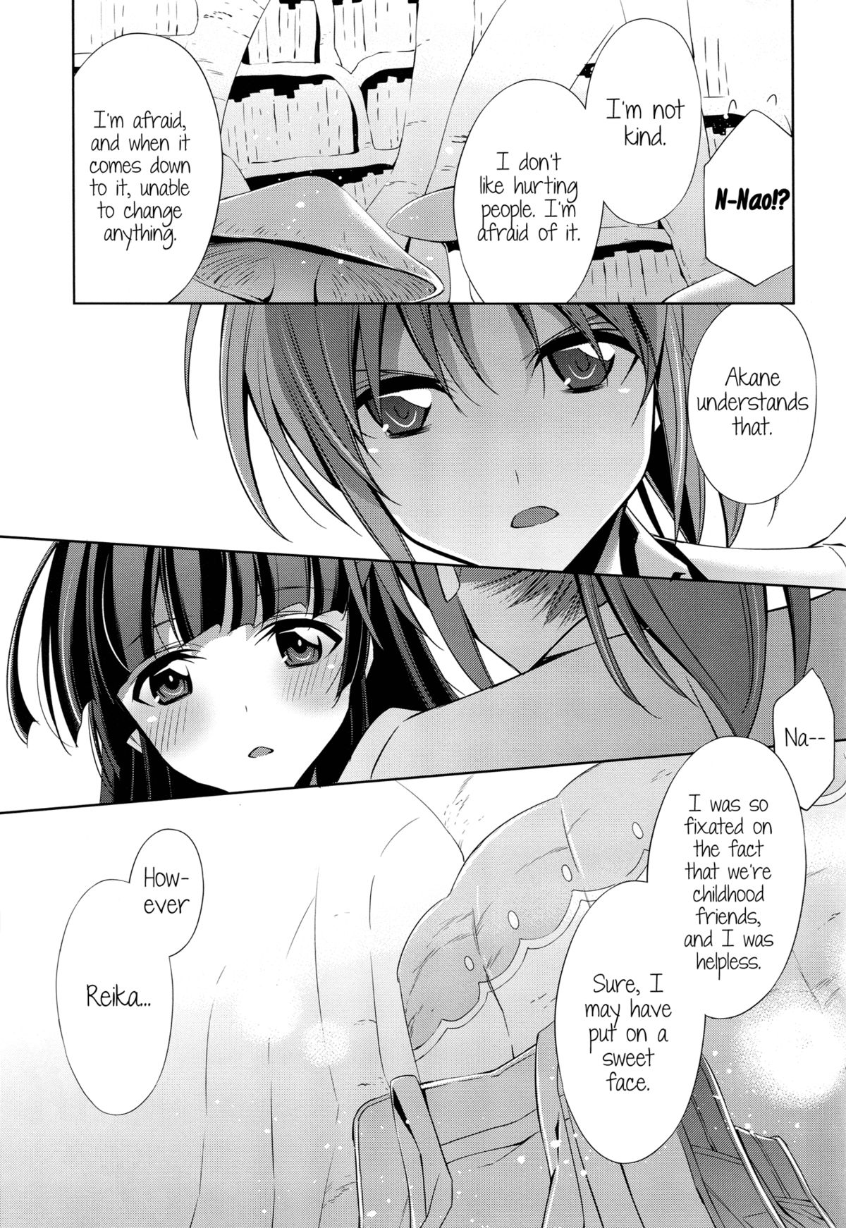 (SHT2012 Aki) [Waterfall (Takano Saku)] Kirei na Kokoro | A Pure Heart (Smile Precure!) [English] [Yuri-ism] page 14 full