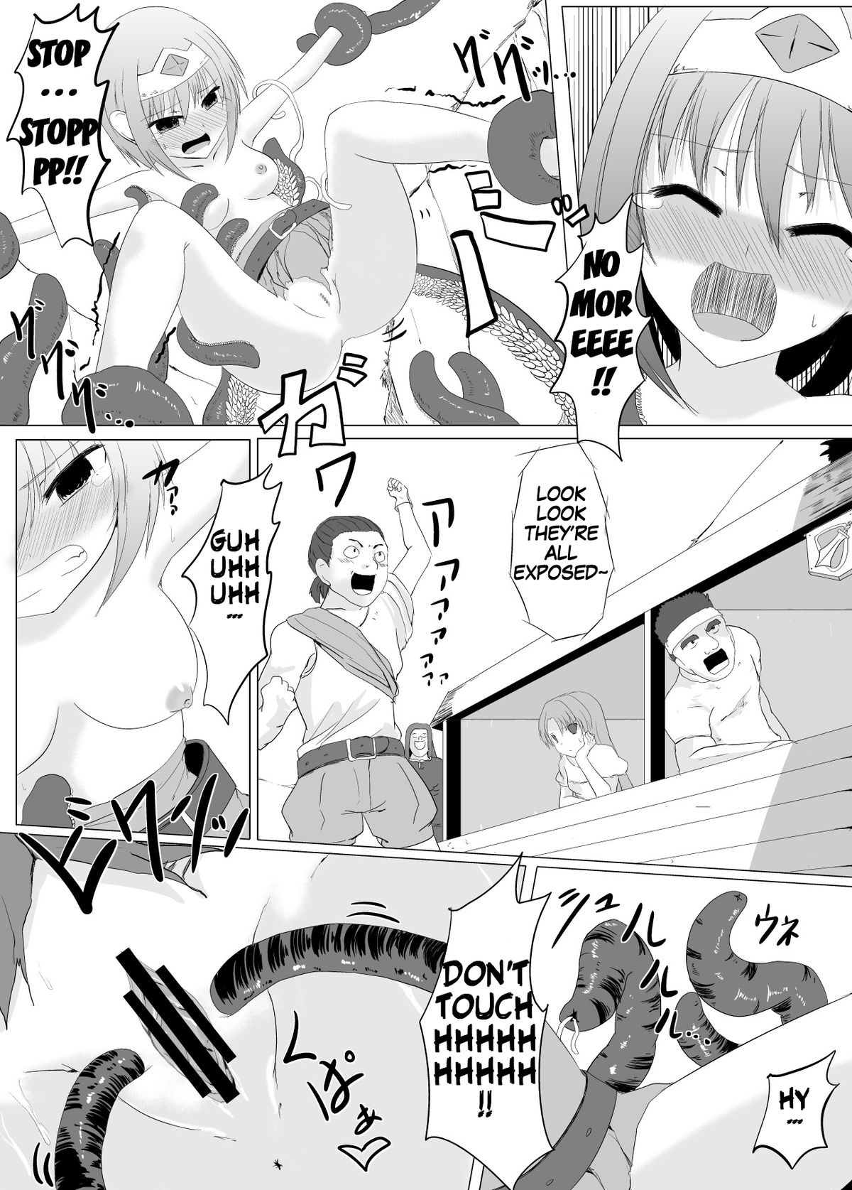 [Perilab (Perimaru)] Kakedashi Yuusha VS Shokushu Majin | Novice Hero VS Tentacle Demon [English] {Hennojin} [Digital] page 17 full