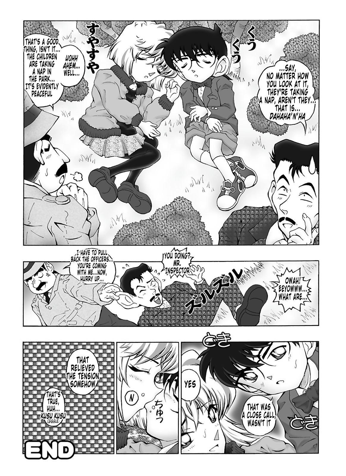 [Miraiya (Asari Shimeji)] Bumbling Detective Conan - File 5: The Case of The Confrontation with The Black Organiztion (Detective Conan) [English] {Tonigobe} page 19 full