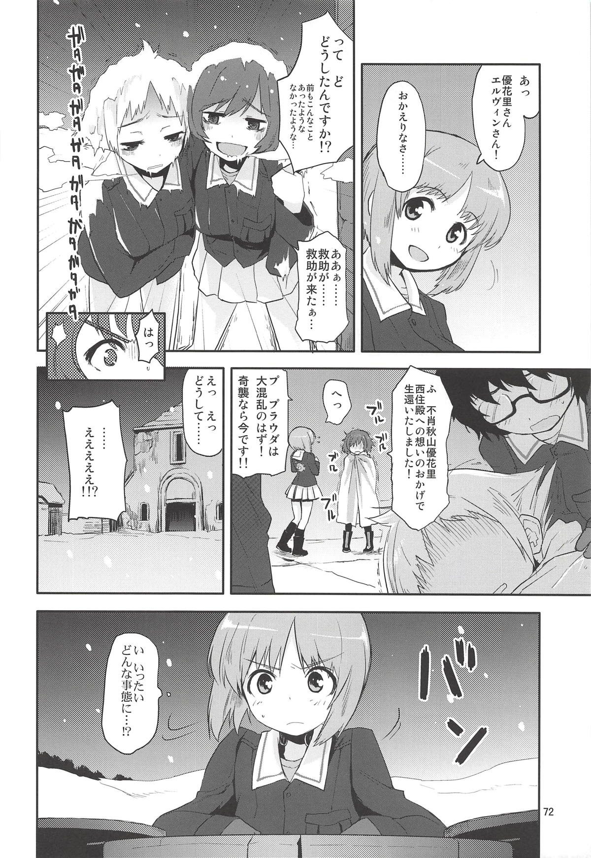 (C92) [Peθ (Mozu)] The Third Package (Strike Witches, Girls und Panzer) page 71 full