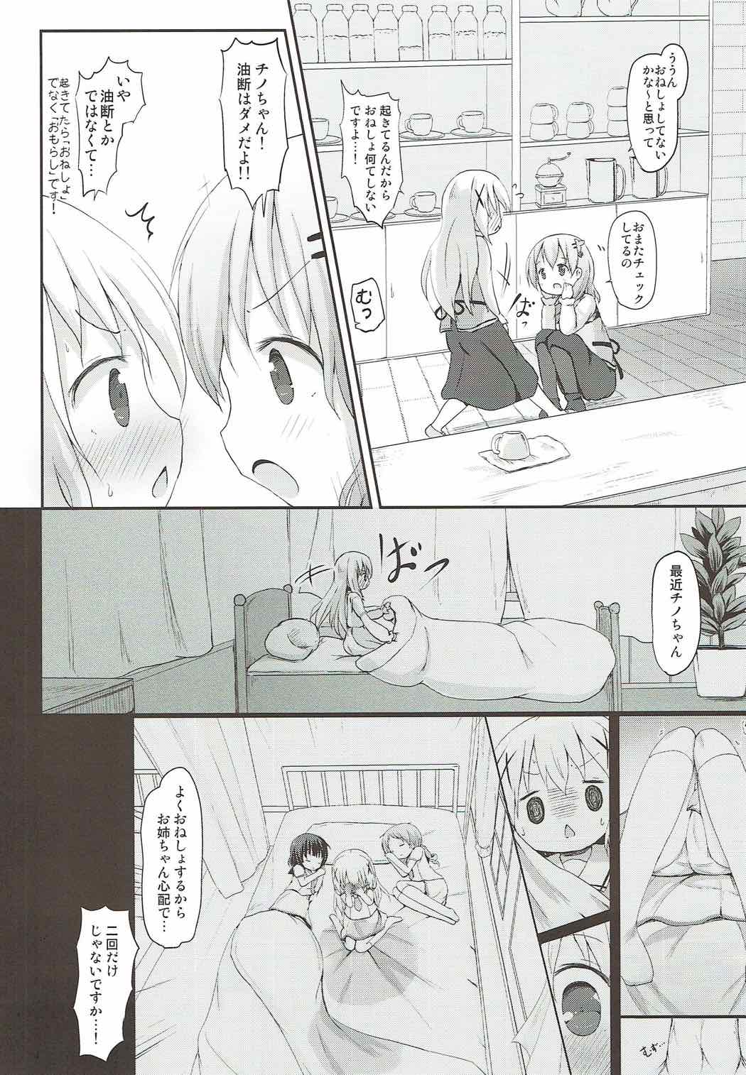 (C92) [Netekuras (Lolisin)] Chino-chan no Omata Check (Gochuumon wa Usagi desu ka?) page 3 full