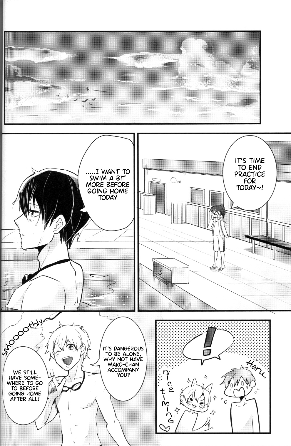 (Renai Jiyuugata! entry2) [Kokon no Kaze (raipanda)] Under Water Speaker (Free!) [English] page 19 full