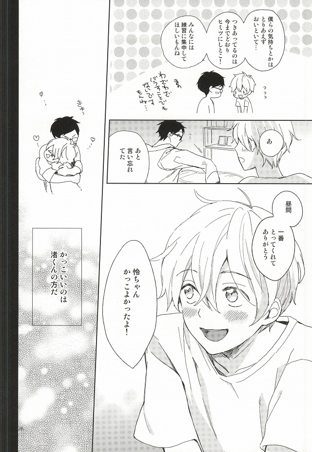 (C87) [skyfish (Hisato)] Buchou to fukubuchou no himitsu (Free!) page 23 full