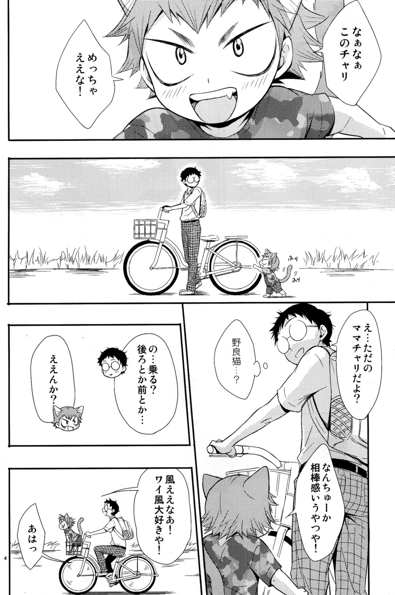 [Knuckle Chop (Naco)] Nyarukoi (Yowamushi Pedal) page 4 full