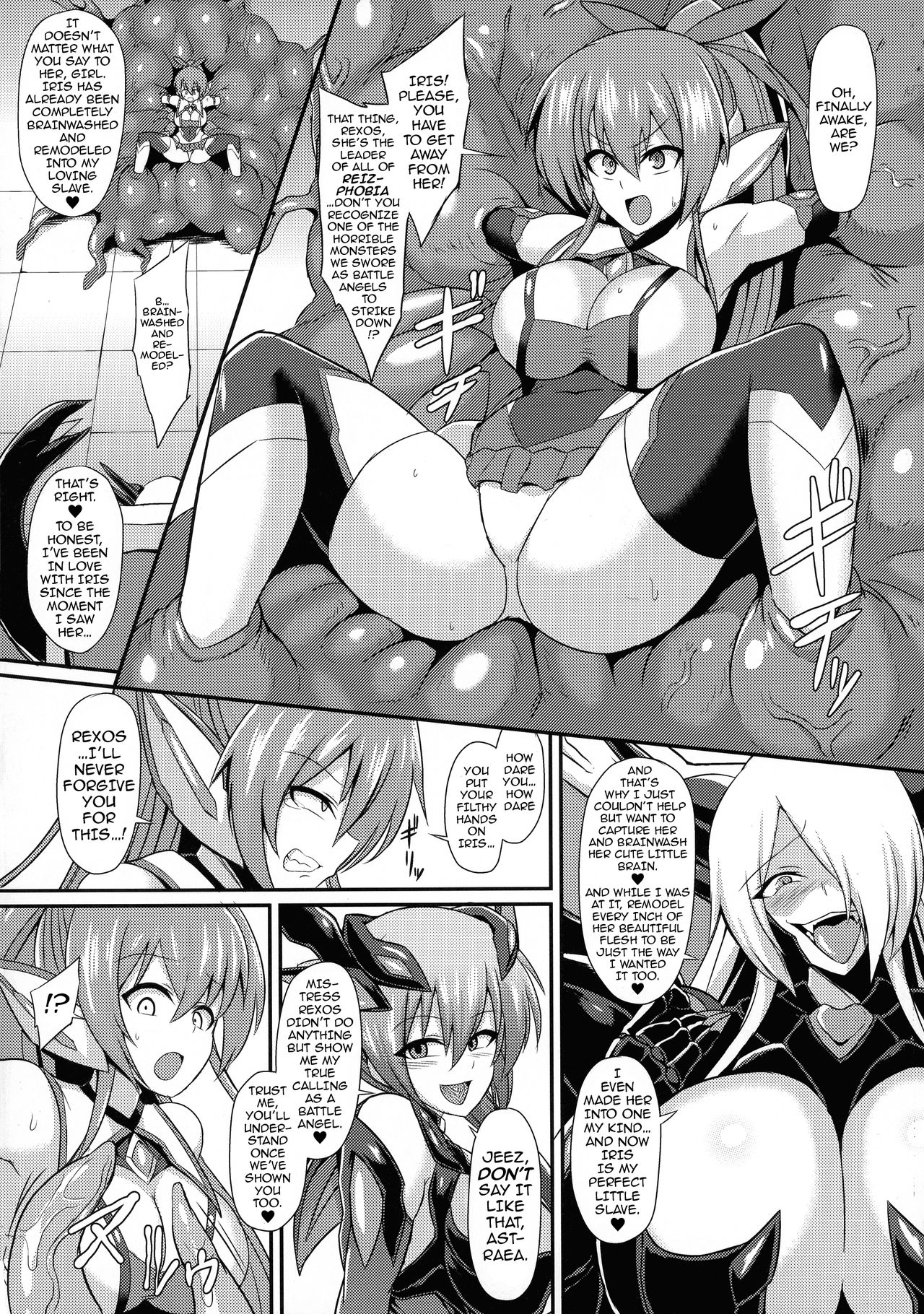 (C92) [Ikameshi Shokudou (Ikameshi)] Seisen Hime Iris 2 ~Rensa suru Dennou Daimou Hitori no Seisen Hime~ | Battle Angel Iris 2 [English] {darknight} page 9 full