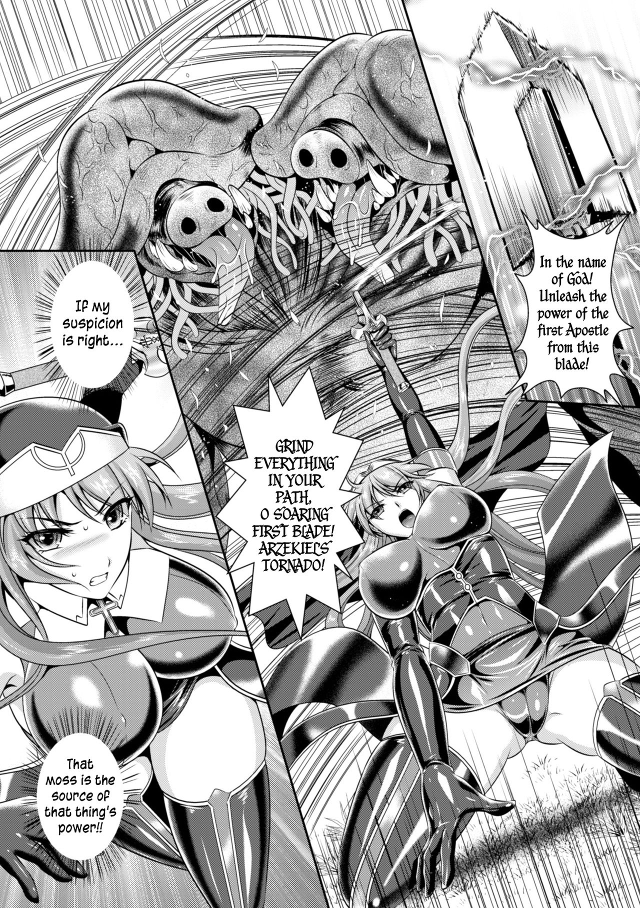 [Rindou, Kusunoki Rin] Nengoku no Liese Inzai no Shukumei | Liese’s destiny: Punishment Of Lust On The Slime Prison Ch. 1 [English] [Digital] [CoC] page 25 full