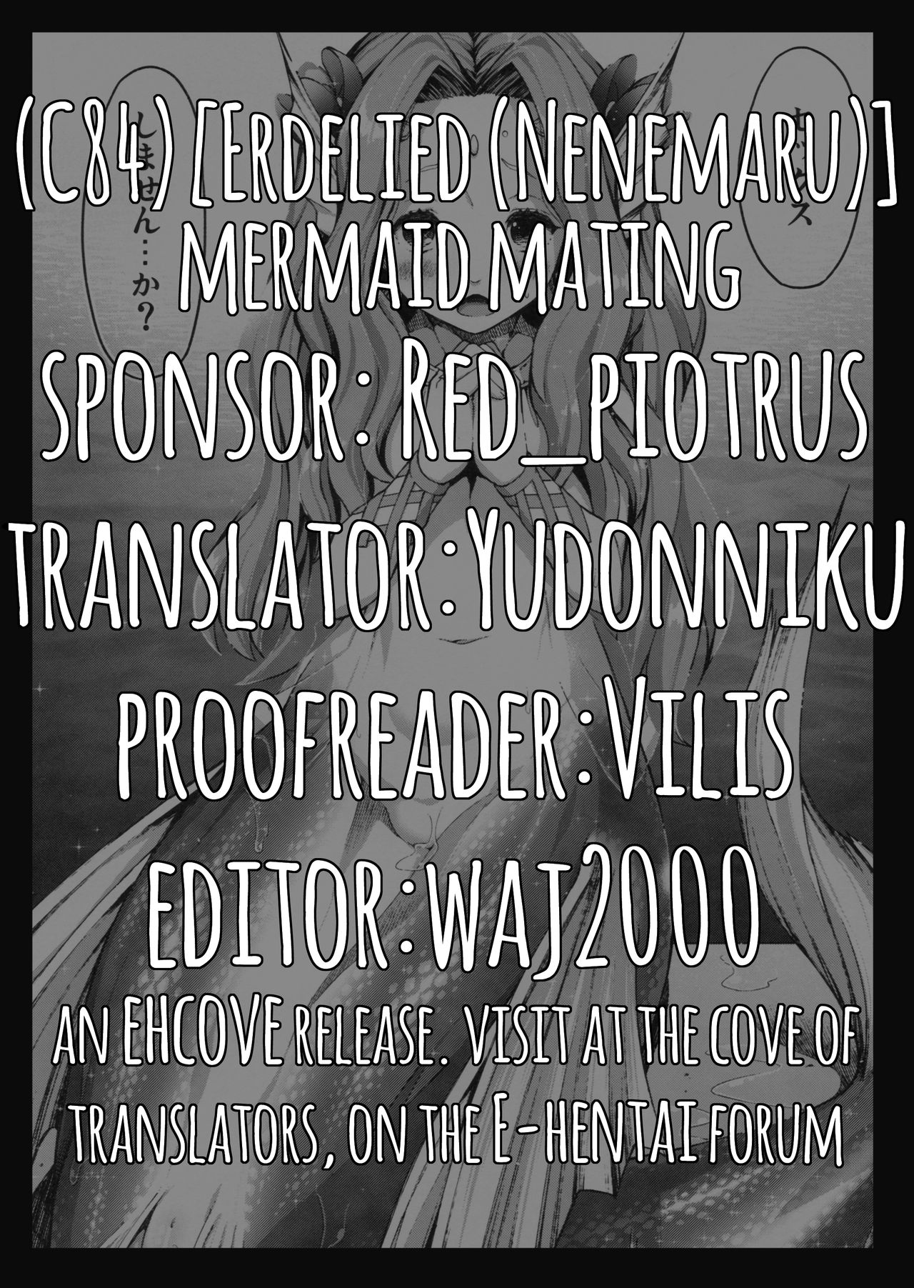 (C84) [Erdelied (Nenemaru)] mermaid mating [English] [EHCOVE] page 27 full