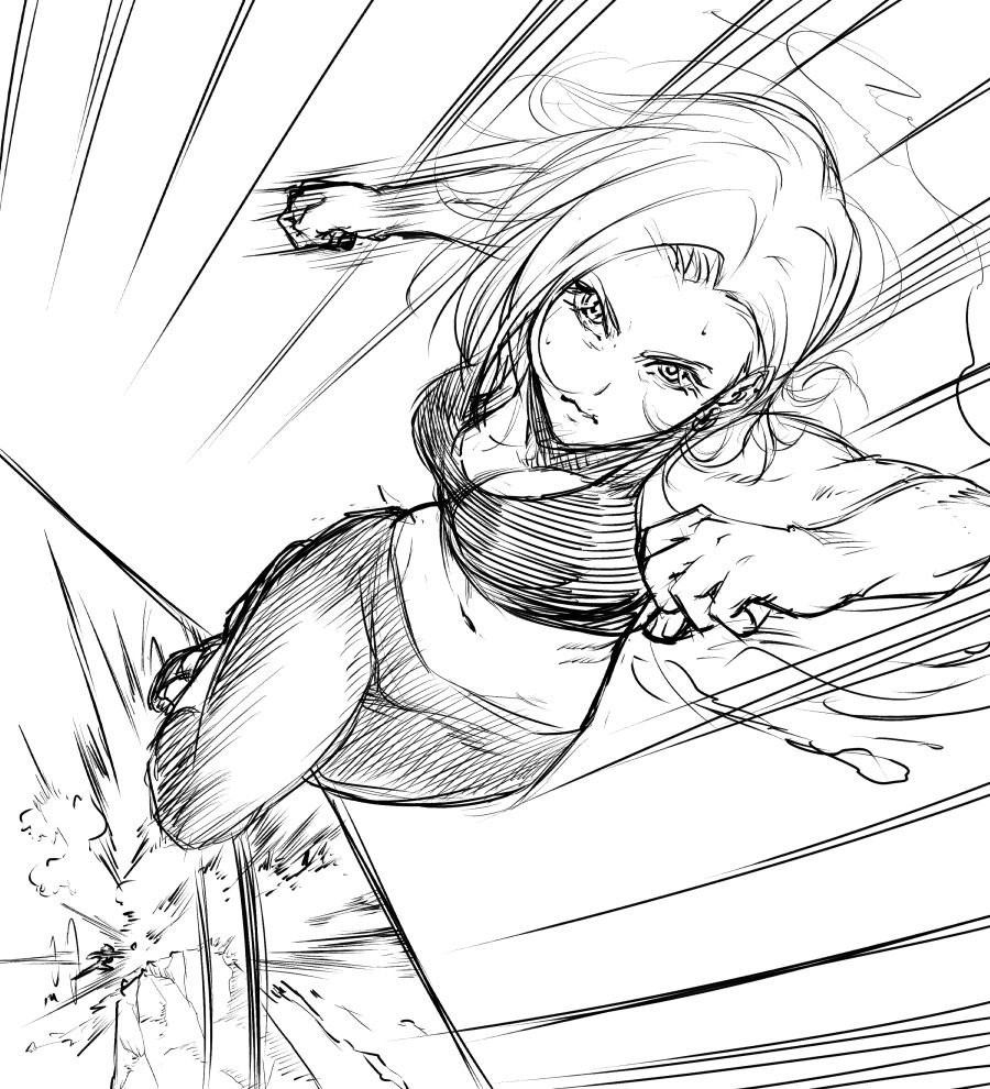 [G evolve] 18-gou VS Caulifla (Dragon Ball Super) page 16 full