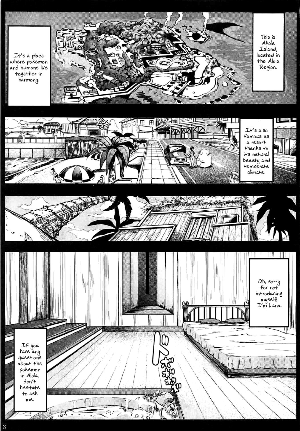 [Kowareta Radio (Herokey)] Kazoku no Seikatsuhi wa Suiren ga Kasegimasu...! -Alola Enkou Nakadashi Dai Shiren- (Pokémon Sun and Moon) [English] [Zero Translations] page 2 full