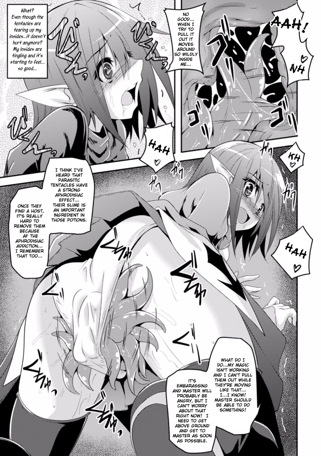 [Fumihiro] Kisei Shokushu ni Ubawarete | Taken by Parasitic Tentacles (Shokushu ni Kisei Sareshi Otome no Karada Vol. 1) [English] [Szayedt] [Digital] page 9 full