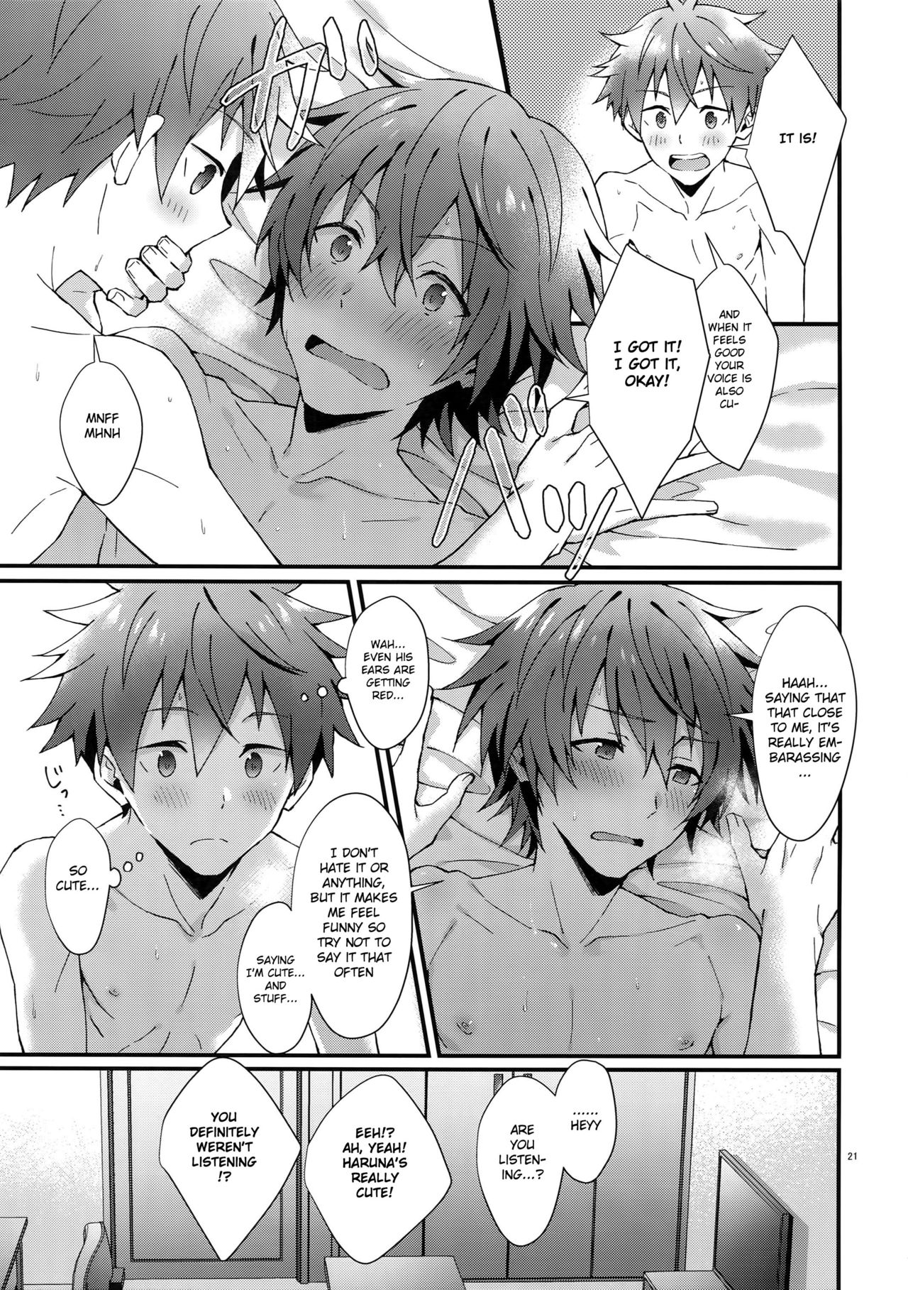 (MIRACLEFESTIV@L!!12) [Rofu Pukaj (Nesou)] Zenkai! Toshishita Kareshi-Ryoku | Full Power! A Younger Boyfriend's Capability (THE IDOLM@STER SideM) [English] [Anzu] page 20 full