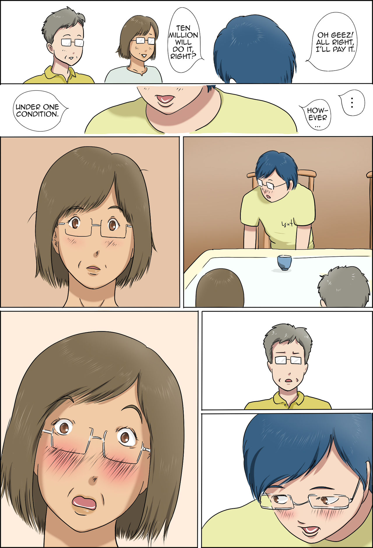 [Zenmai Kourogi] Haha to Musuko no Kazoku Seikatsu | Family Life of Mother and Son [English] [Amoskandy] page 6 full