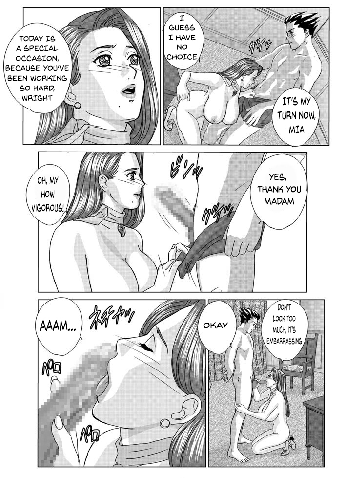 [D-LOVERS (Nishimaki Tohru)] Gyakuten-Nyukan | Reverse Breast Rape (Ace Attorney) [English] [Digital] page 14 full