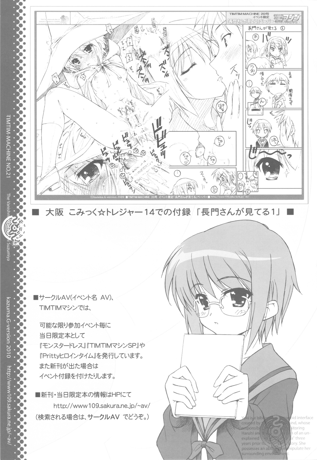 (SC46) [TIMTIM MACHINE (Kazuma G-version)] TIMTIM MACHINE 21 Gou (The Melancholy of Haruhi Suzumiya) [English] {onichan} page 28 full