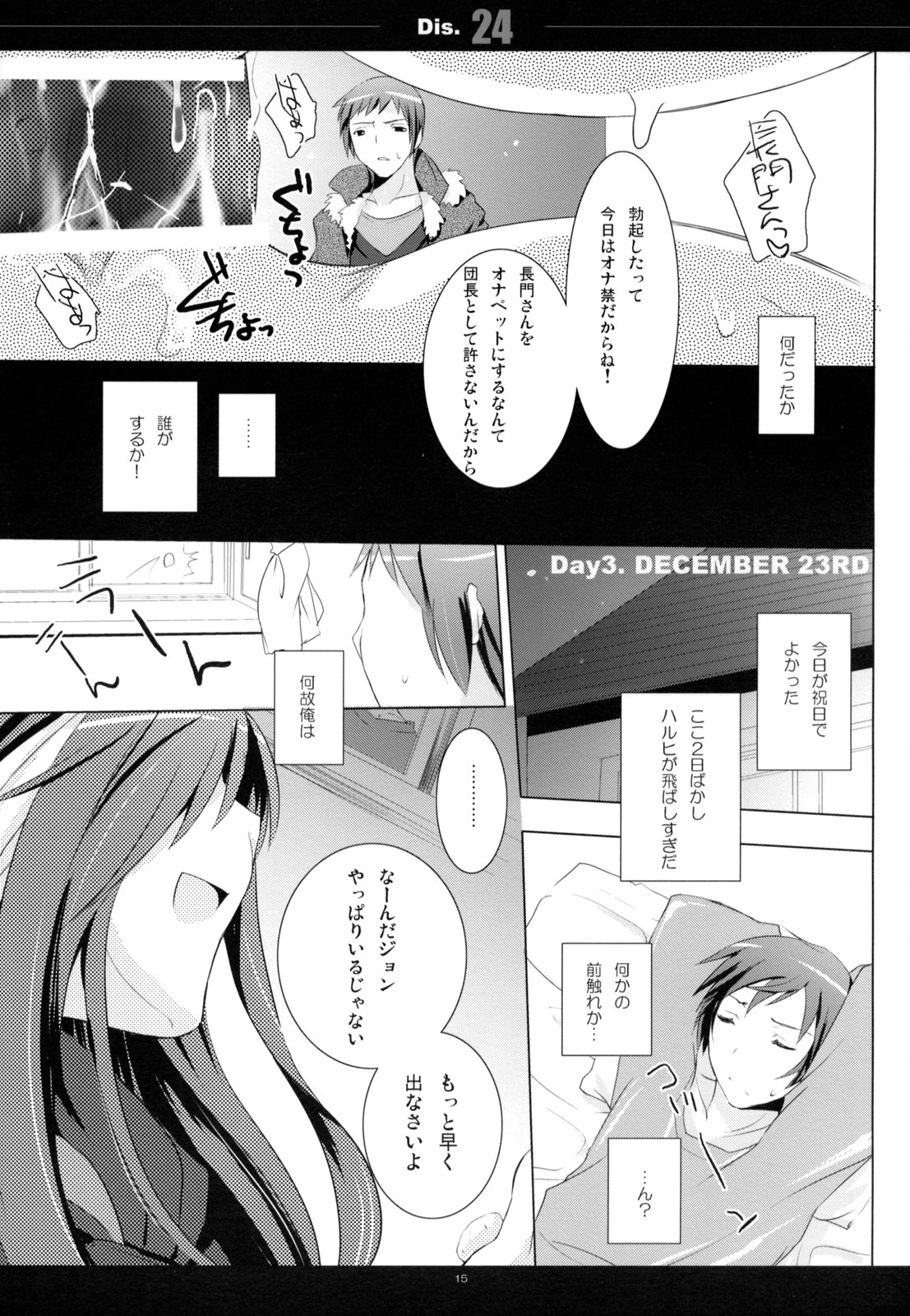 (C75) [honeyking (Mitsu King)] Dis.24 (The Melancholy of Haruhi Suzumiya) page 14 full