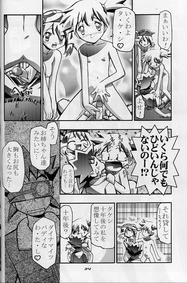 (C64) [Gambler Club (Kousaka Jun)] Takeshi no Mousou Diary (Pokémon) page 33 full