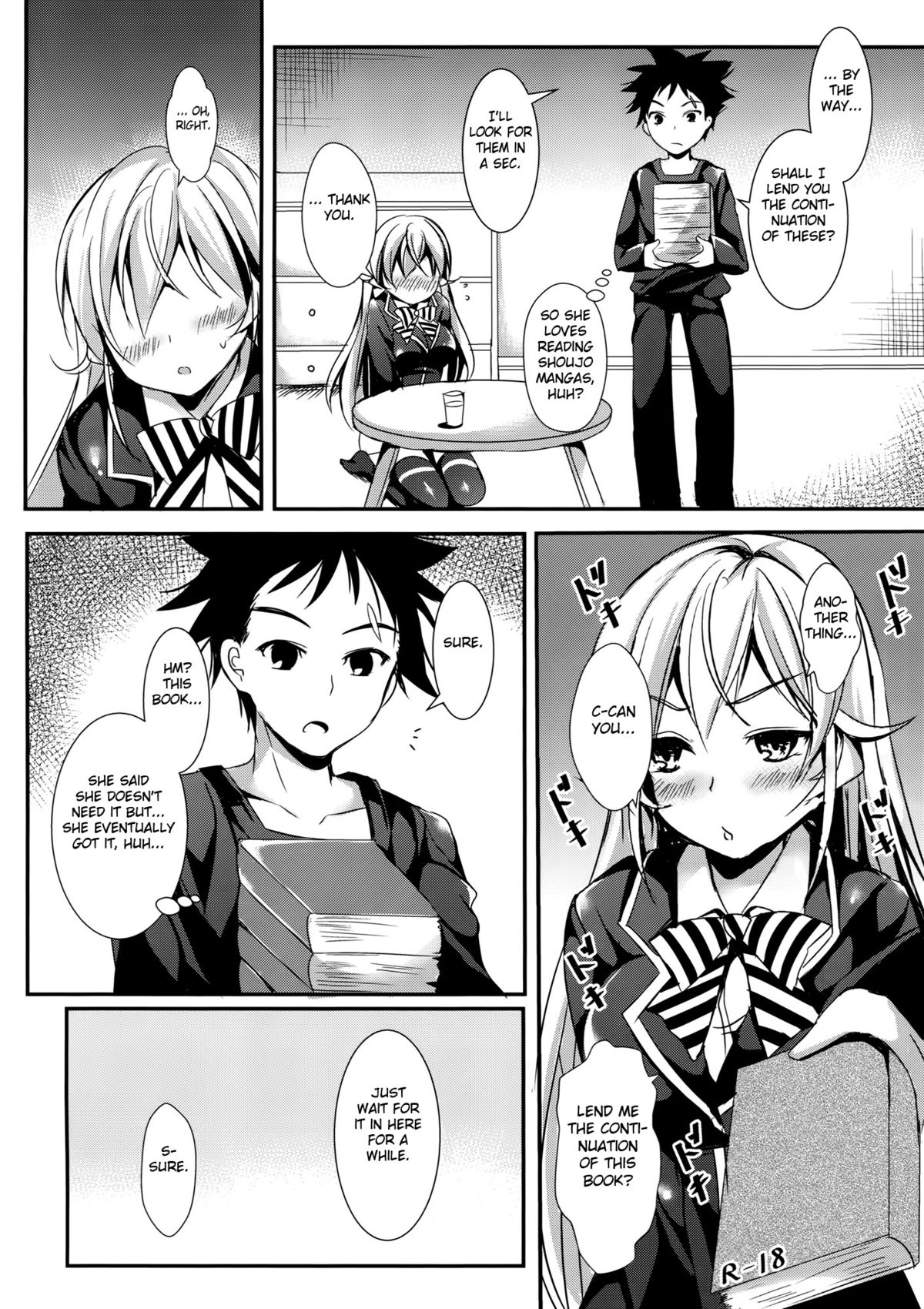 (C88) [Apple Effect (MurasakiO)] Erina to Shoujo Manga (Shokugeki no Soma) [English] {doujin-moe.us} page 3 full
